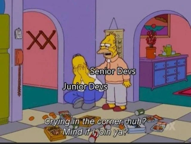 Senior Devs Joining Junior Devs in Shared Despair