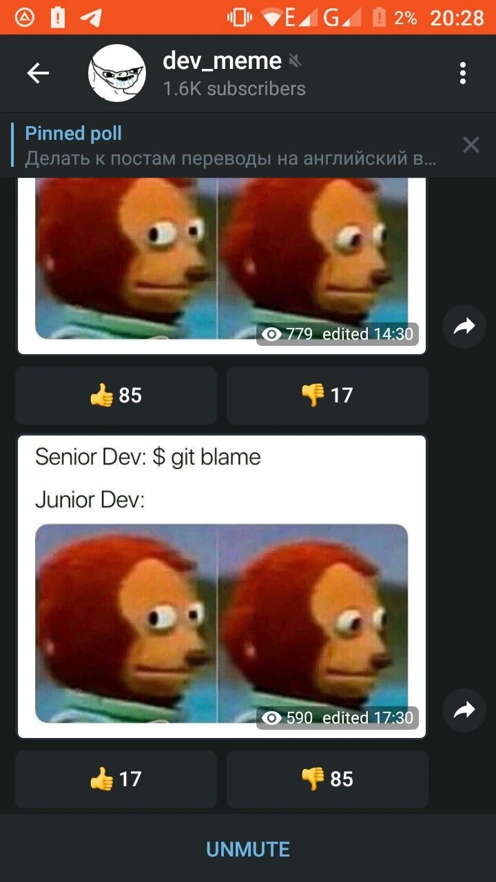 When 'git blame' hits different on 2% battery