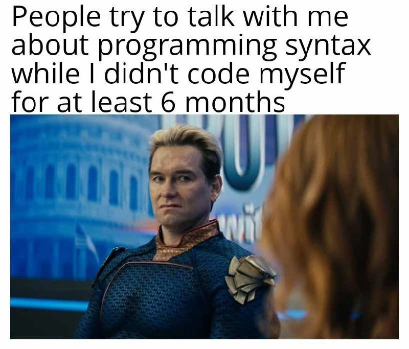 Six Months Away, Syntax Becomes Ancient Lore