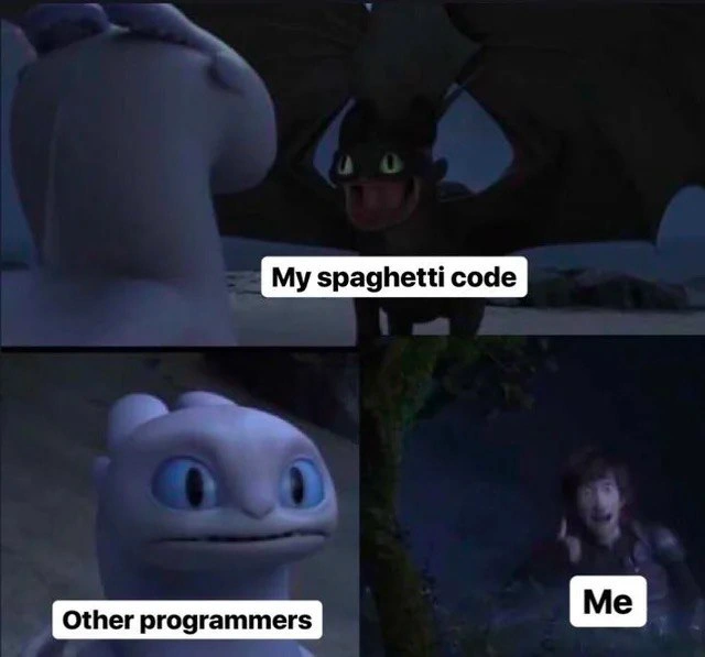 Presenting My Spaghetti Code with Unearned Pride