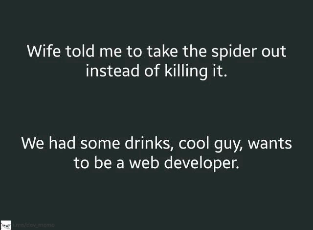 An Arachnid's Career Pivot
