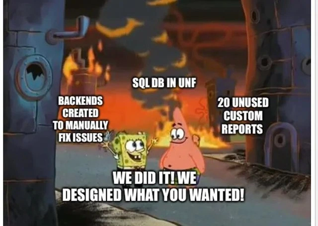 Delivering on Requirements, Ignoring the Dumpster Fire