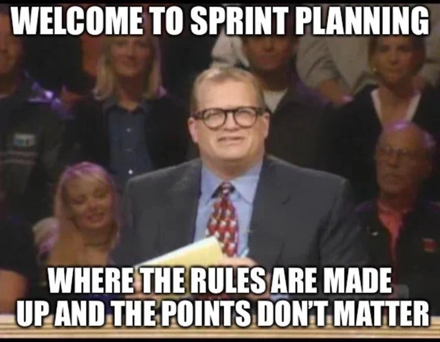 Welcome to Agile: Where the Points Don't Matter