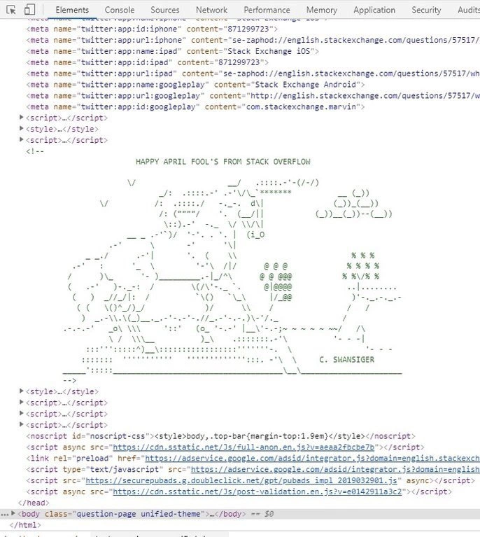 Stack Overflow's Hidden Unicorn: An April Fool's Source Code Surprise