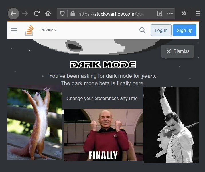 Stack Overflow Finally Goes Dark