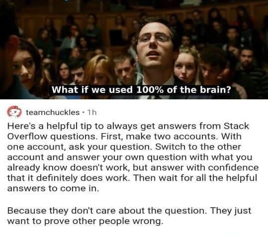 Stack Overflow Powered by Wrong Answers