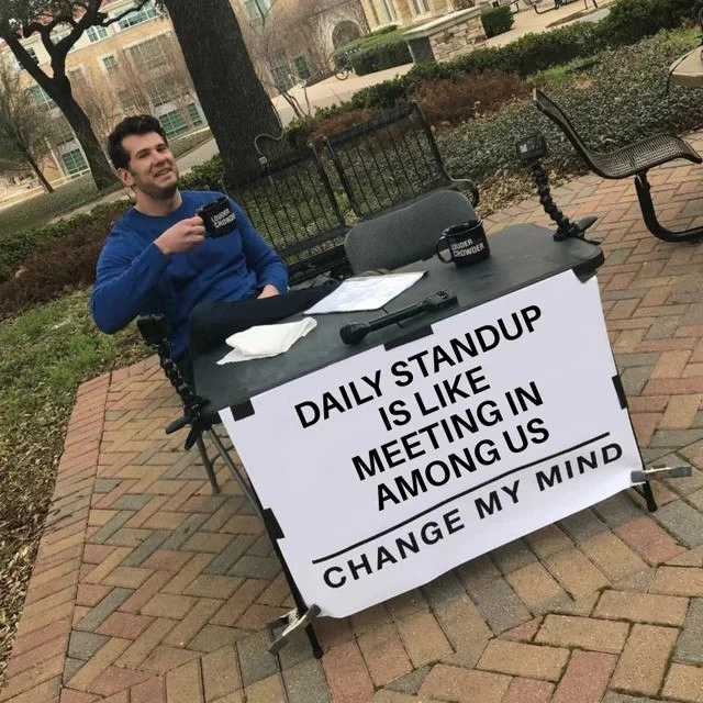 Standups As Among Us Meetings