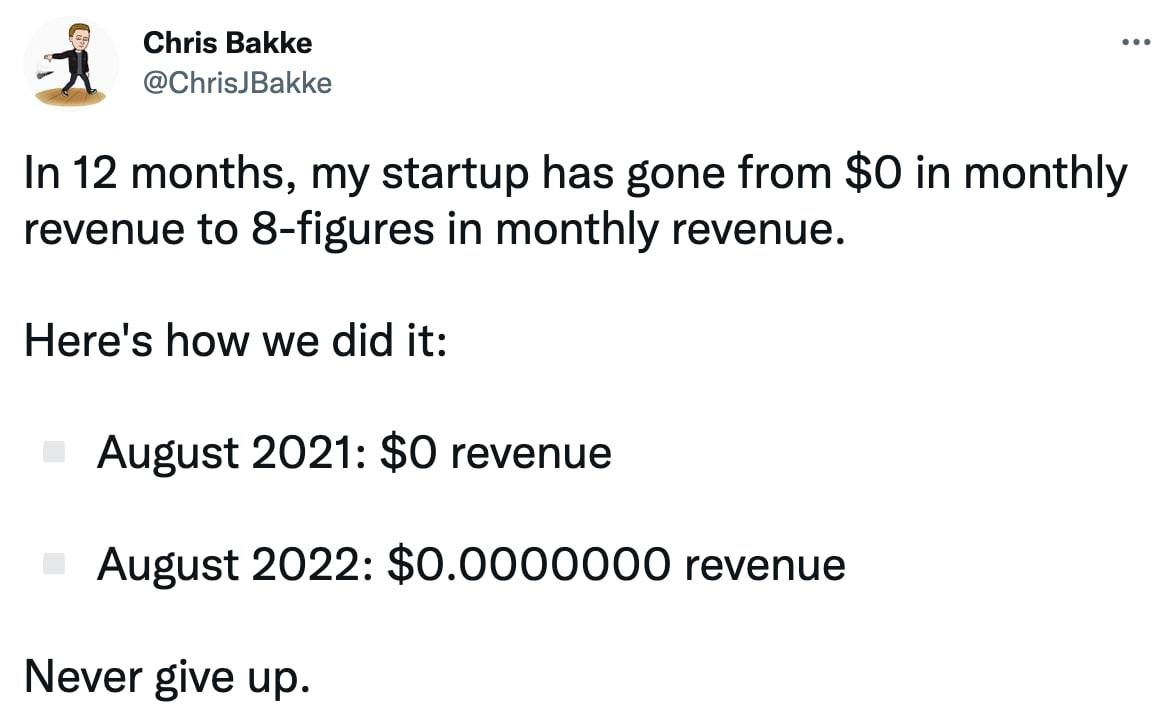 Startup claims 8-figure growth by rounding float zeros - motivational math for founders