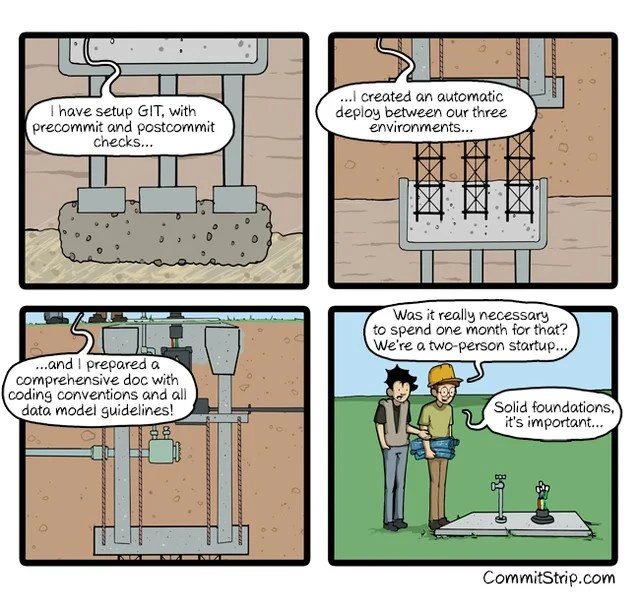 The Over-Engineered Foundation of a Two-Person Startup