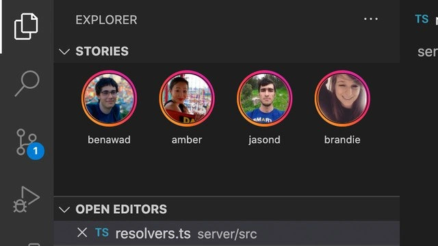 Stories Invade The Code Editor