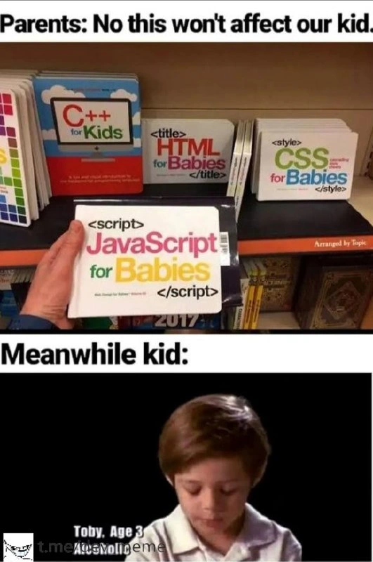 Parents buy coding board books, three-year-old instantly becomes mini dev prodigy