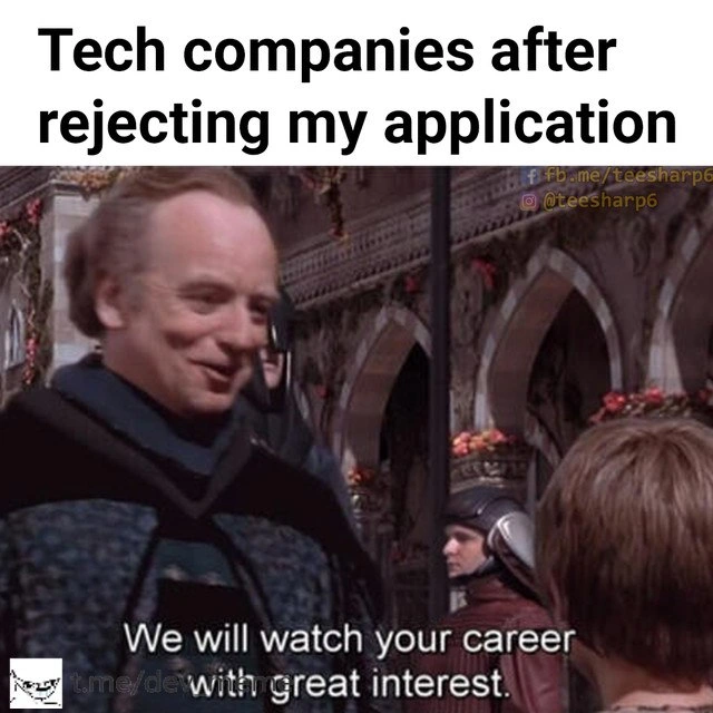 The standard, encouraging, yet meaningless rejection letter