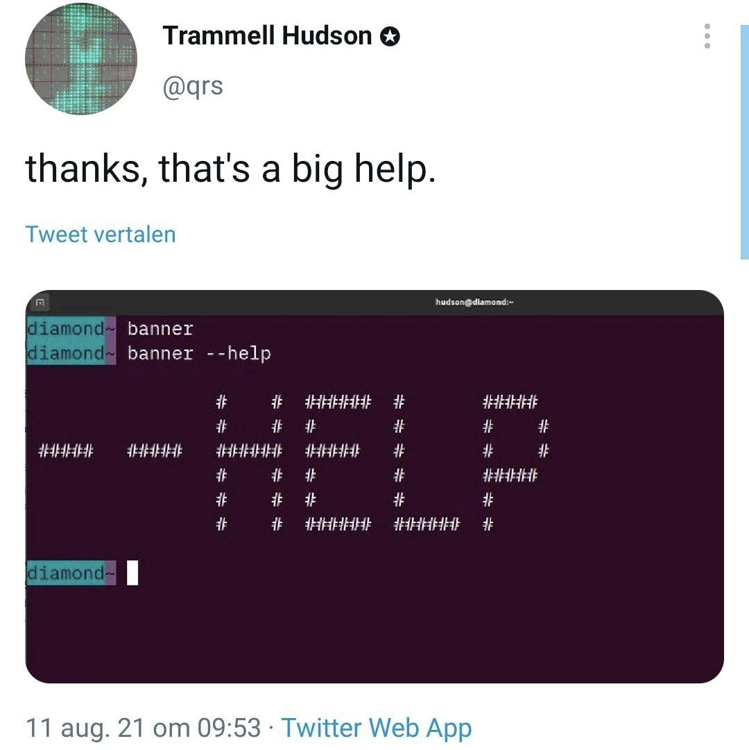 Technically Correct CLI Help