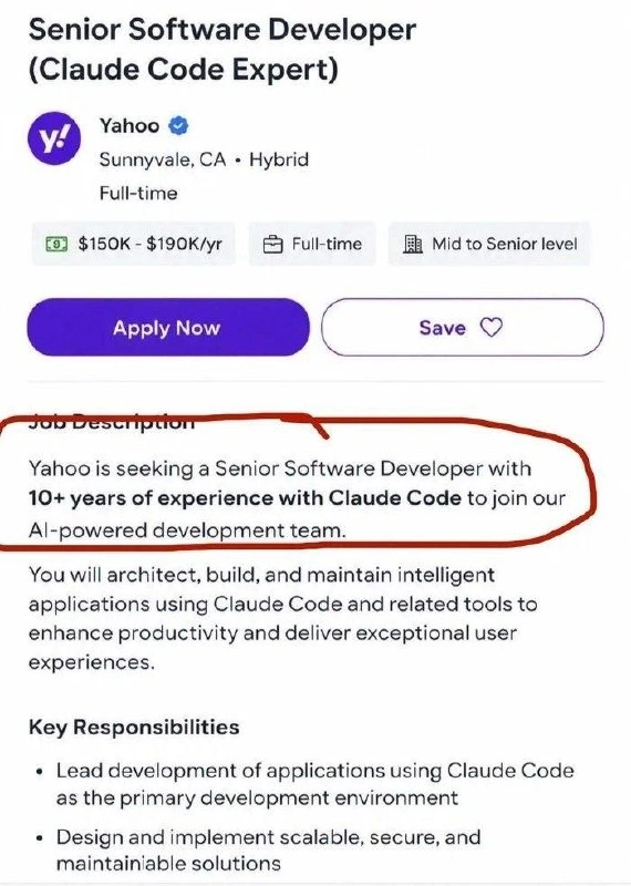 Ten Years Required for a One-Year-Old Tool