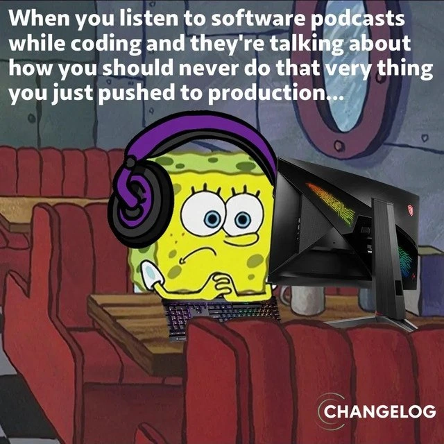 When the podcast roasts the code you just shipped to prod