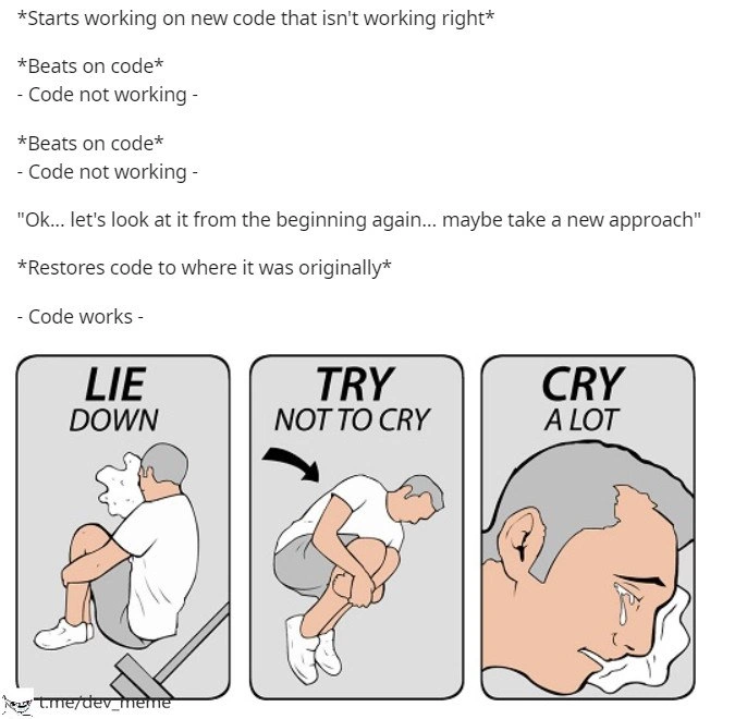 The existential dread of a self-fixing bug