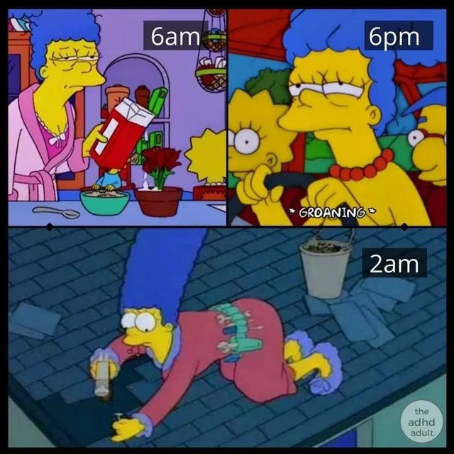 The Three Phases of a Programmer's Day: Exhaustion, Frustration, and Hyperfocus