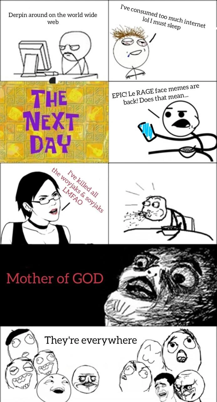 The Great Meme Format War: Rage Comics vs. Wojaks