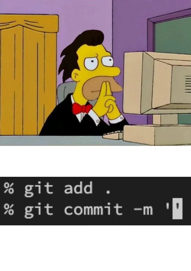 The Universal Struggle of the Git Commit Message