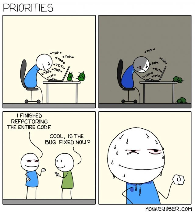 The Refactoring Rabbit Hole vs. The Unfixed Bug