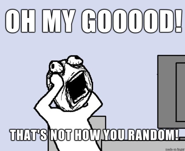 When the PRNG is not CSPRNG