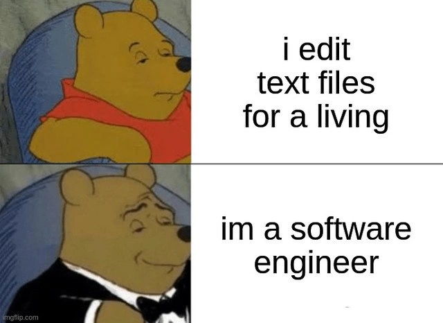 From Humble Text Editor to 'Software Engineer'