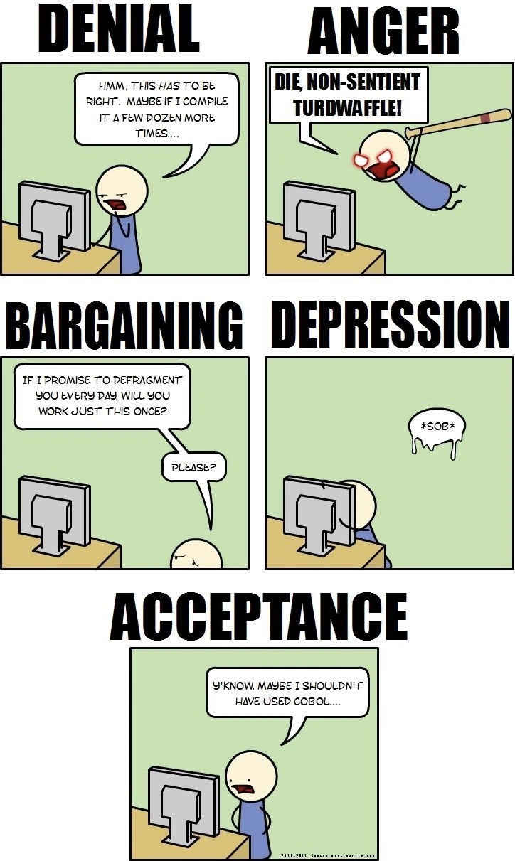 The Five Stages of Debugging a COBOL Application