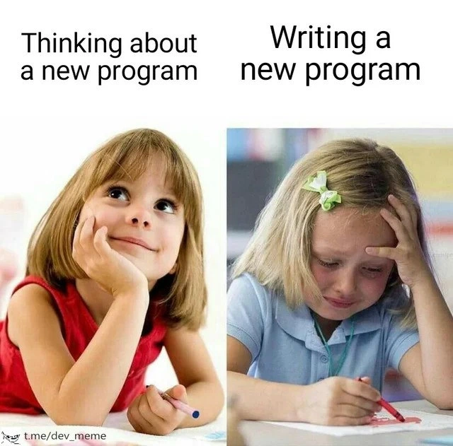 The Joy of Conception vs. The Agony of Implementation