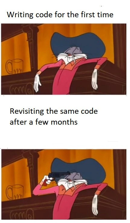 Feeling like a cowboy coder… until future-you rereads that saloon of spaghetti