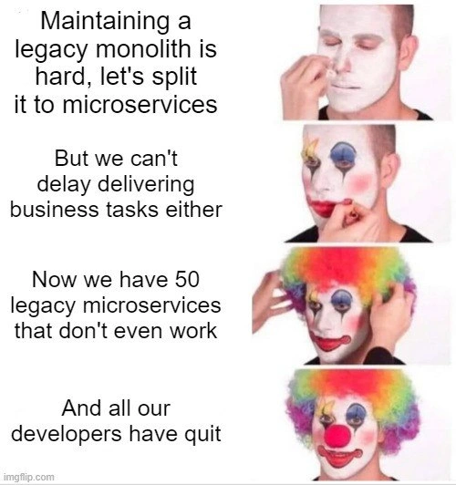 The Legacy Microservices Clown Show