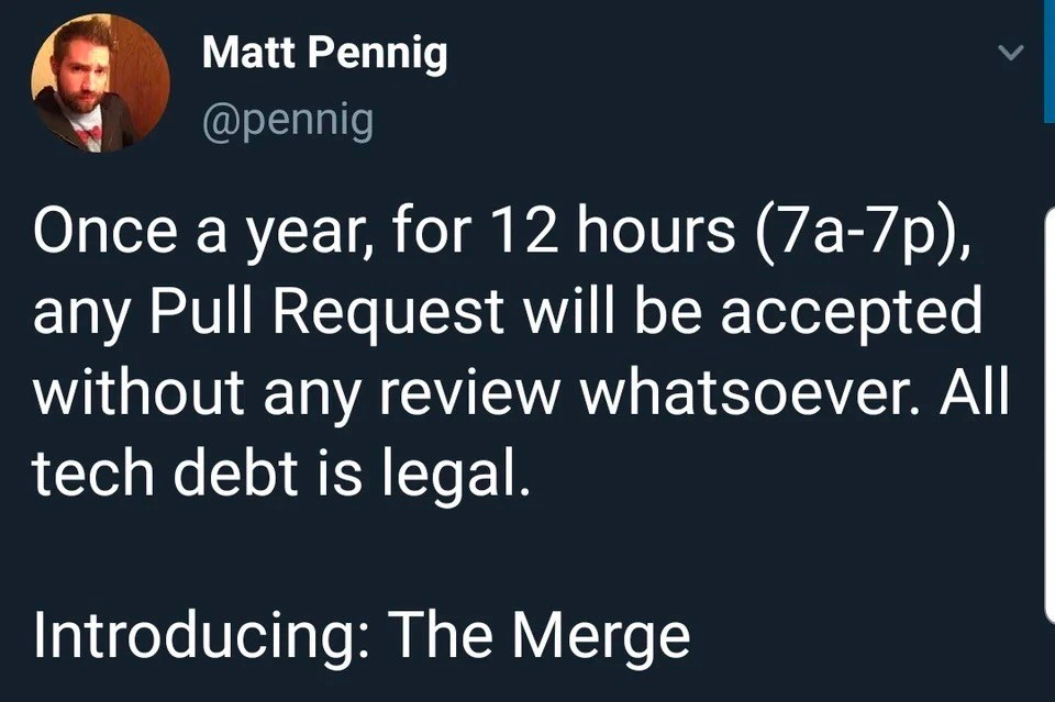 The Annual Purge, but for Technical Debt