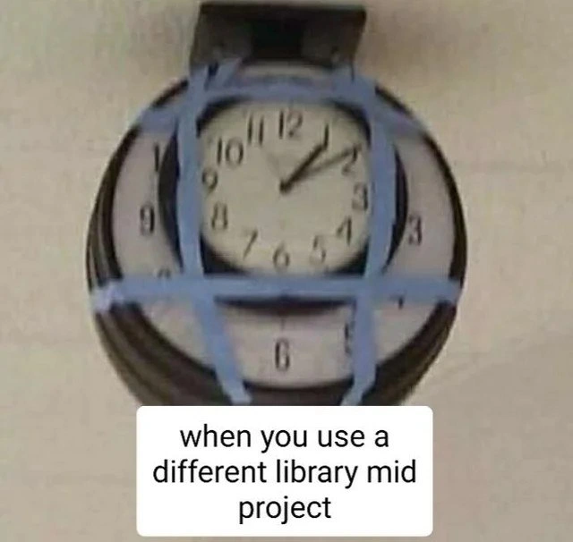 The Mid-Project Library Swap