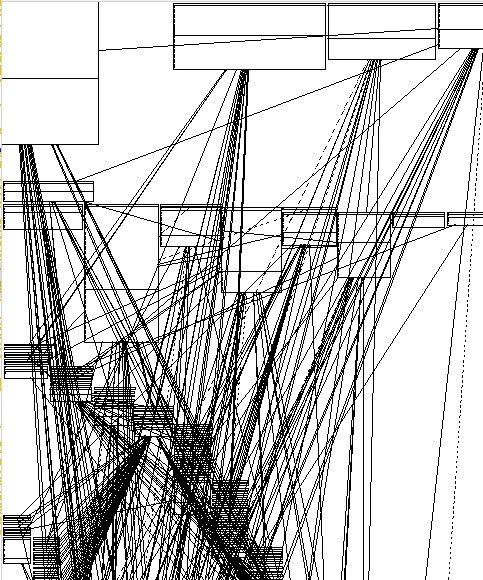 Auto-generated dependency graph of a legacy codebase: visualizing pure architectural chaos