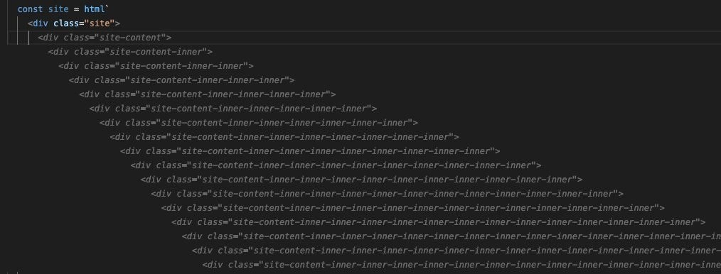 Frontend Development's Descent into Div-Itis Madness