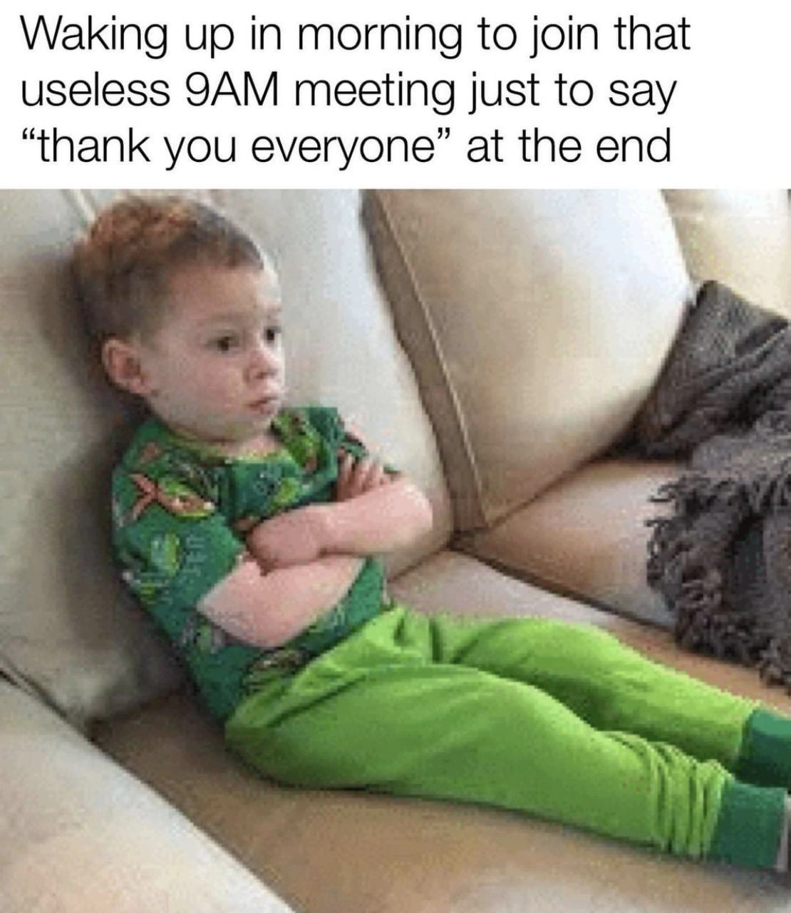 Joining the 9 AM stand-up just to say thanks and leave