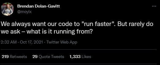 Code sprints faster, but has anyone asked what it's escaping from?