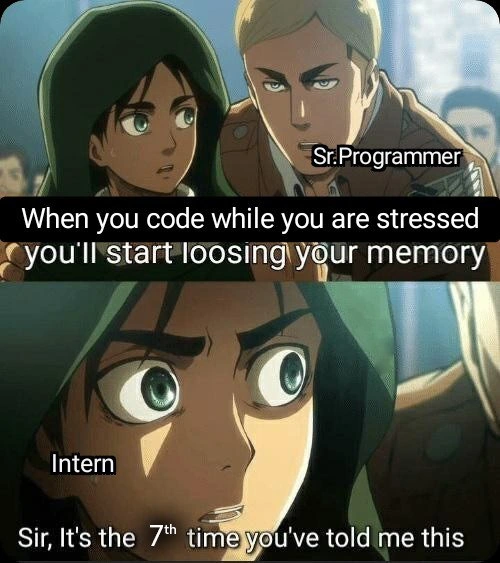 The Seventh Stress Memory Warning