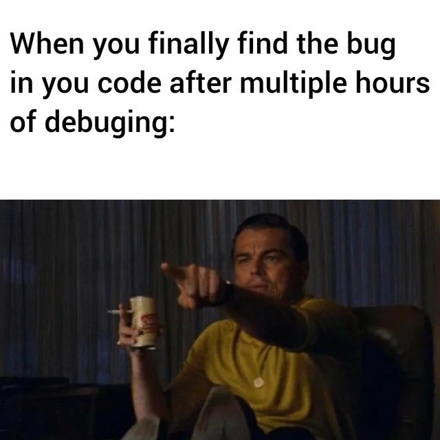 The Moment of Bug Discovery