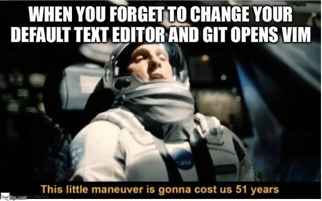 Git's Default Editor and the 51-Year Detour
