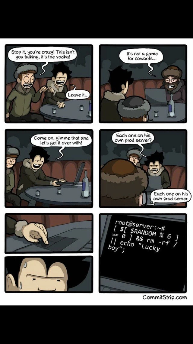 Russian Roulette, Sysadmin Edition