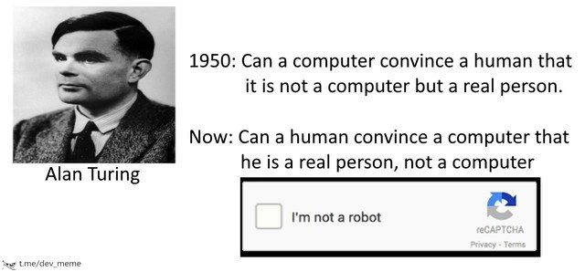 The Inversion of the Turing Test