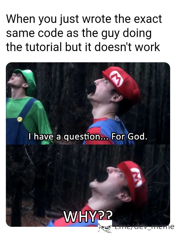 When Tutorial Code Fails Reality