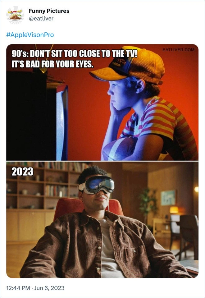 Screen Distance Advice: 90s vs. Today's AR/VR