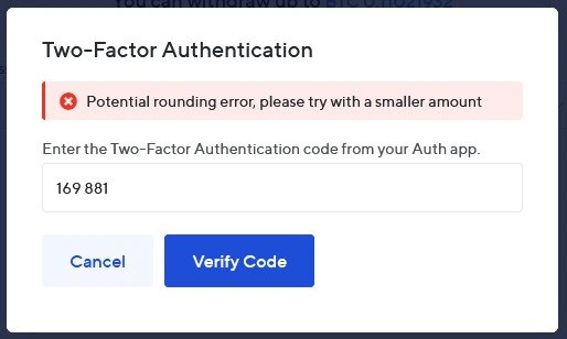 Two-Factor Auth Meets Floating Point