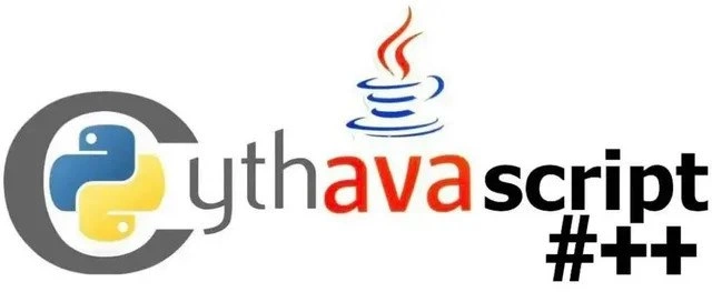 Behold CythavaScript#++: one outrageous logo combining every major language together