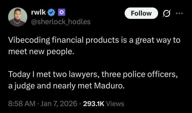 Vibecoding Financial Products: A Networking Strategy With Legal Consequences