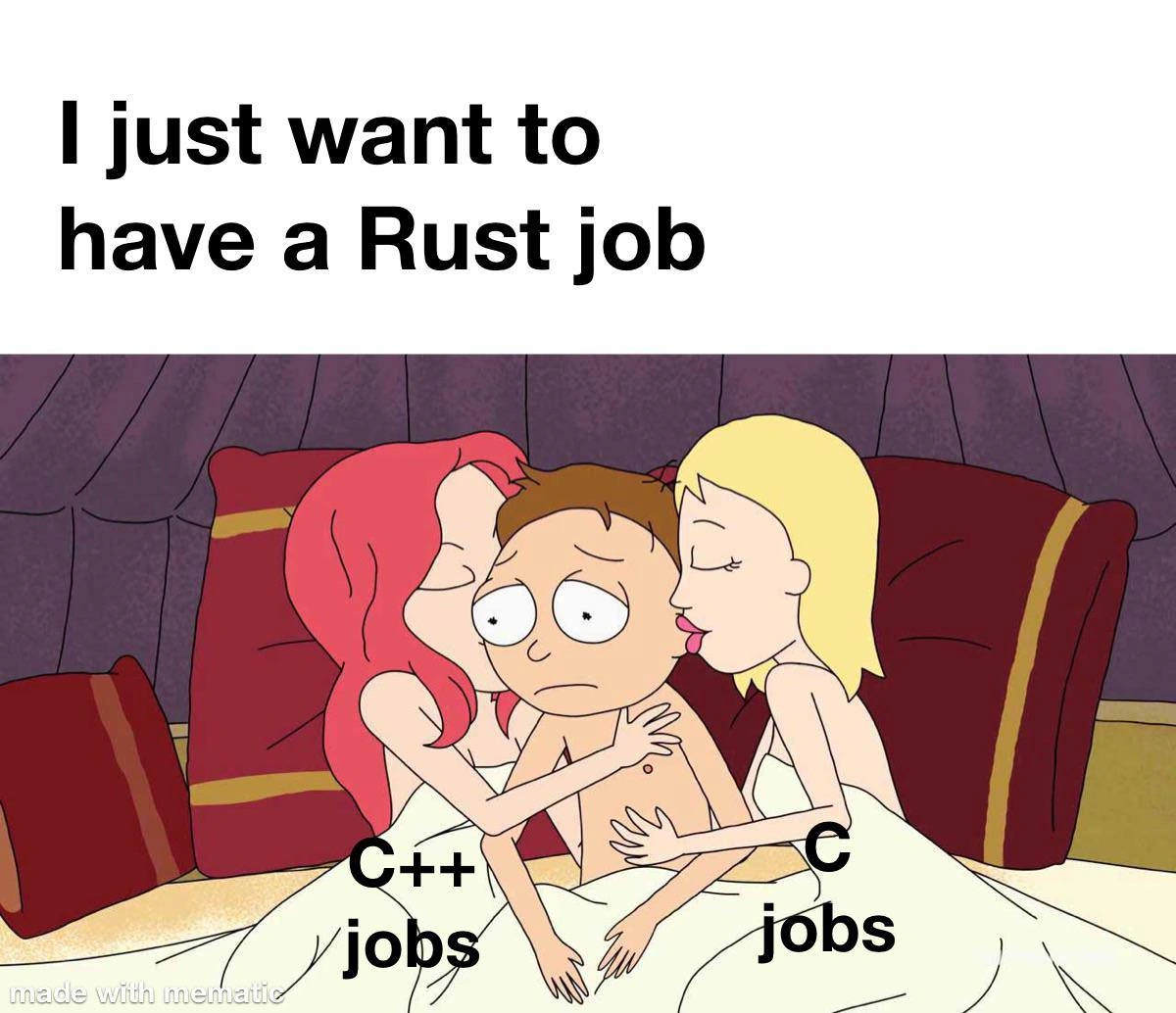 Wanting a Rust Job, Getting C and C++ Instead