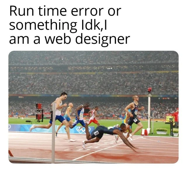 A Literal Runtime Error for Web Designers