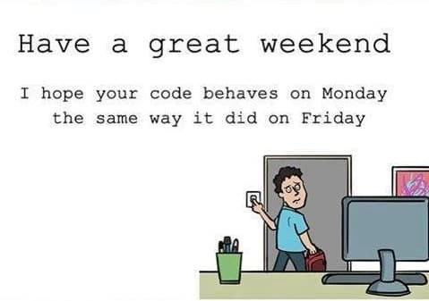 The Developer's Weekend Wish