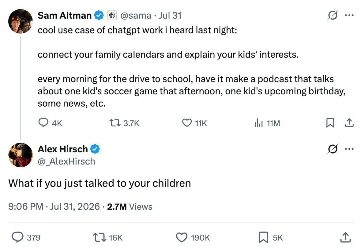 What If You Just Talked to Your Children